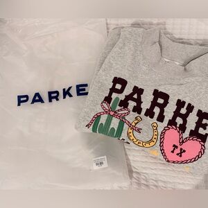 Brand New! Parke XXL Texas Graphic Mockneck Sweatshirt
